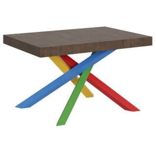 Table Extensible 90x130/234 Cm Volantis Noyer Cadre 4/b