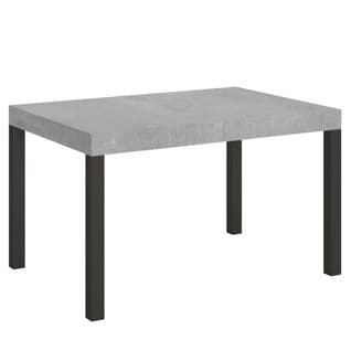 Table Extensible 90x130/234 Cm Everyday Ciment Cadre Anthracite