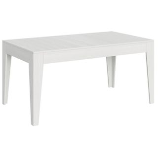 Table Extensible 90x160/220 Cm Cico Frêne Blanc