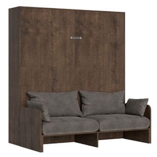 Lit Escamotable Vertical 160 Kentaro Sofa Noyer