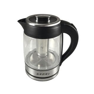 Bouilloire Électrique En Verre 1,8 L 2200 W Noir