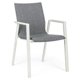 Fauteuil De Jardin Aluminium Blanc Cassé Odeon