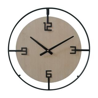 Horloge Suspendue Beige Noir De Style Moderne