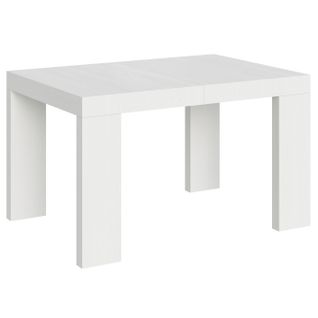 Table Extensible 90x130/234 Cm Roxell Frêne Blanc