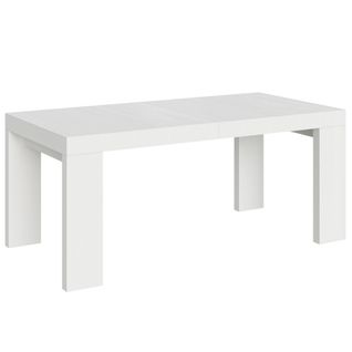 Table Extensible 90x180/284 Cm Roxell Frêne Blanc