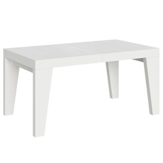 Table Extensible 90x160/264 Cm Naxy Frêne Blanc