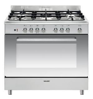 Piano de cuisson GLEM GEB96CIX 5 foyers  Inox