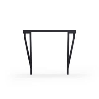 Table Console, Modèle 732 Collection Aire, En Hêtre Massif Cérusé, Noir