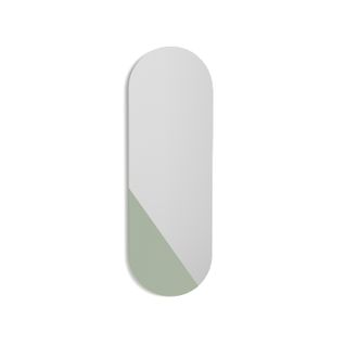 Miroir Ovale Herdasa Aire Vert 90x30x2 Cm