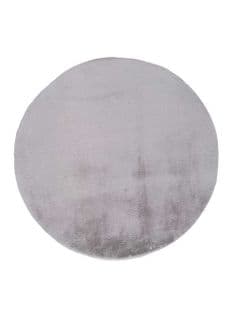 Tapis Intérieur Diam.120 Cm Argent Rond Fox Shaggy Uni