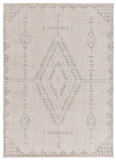 Tapis Intérieur 154x230 Cm Beige Rectangulaire Element Ethnique Avec Relief