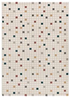 Tapis Intérieur 160x230 Cm Multicolore Rectangulaire Karisma Géometrique Avec Relief