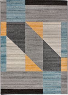 Tapis Intérieur 160x230 Cm Multicolore Rectangulaire Monic Géométrique