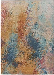 Tapis Extérieur 80x150 Cm Multicolore Rectangulaire Fancy Abstrait