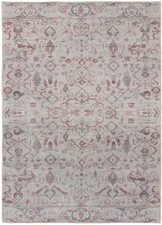 Tapis Intérieur 120x170 Cm Terracotta Rectangulaire Mandala Vintage