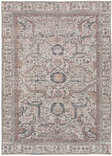 Tapis Intérieur 200x290 Cm Terracotta Rectangulaire Mandala Vintage