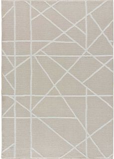 Tapis Intérieur 80x150 Cm Crème Rectangulaire Lux Ethnique