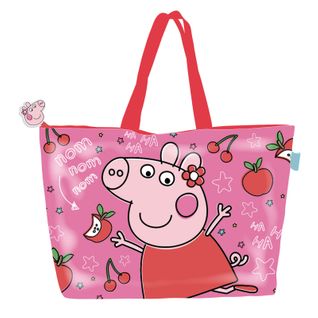 Sac De Plage Peppa Pig Fruits Rouges Avec Fermeture Éclair