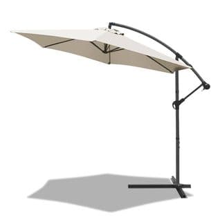 Parasol Deporte 3m Avec Housse De Protection Beige