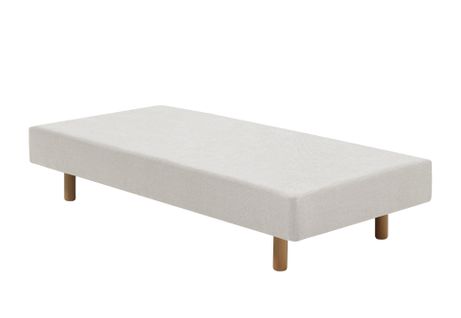 Sommier tissu 90x190 cm FLEX ROYAL blanc