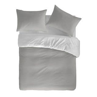 Housse De Couette Casual  Gris/blanc 140x200 cm