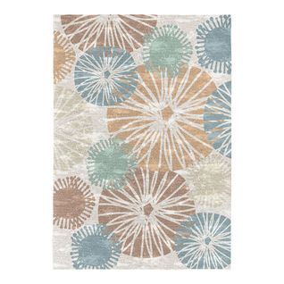 Tapis Coloré Abstrait Design Plat Oriane Multicolore 120x170