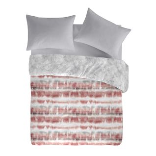 Housse De Couette Réversible En Percale De Coton Satet 240x220 Cm