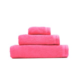 Set De 3 Serviettes Casual Fuchsia 30x50+50x90+90x150 Cm