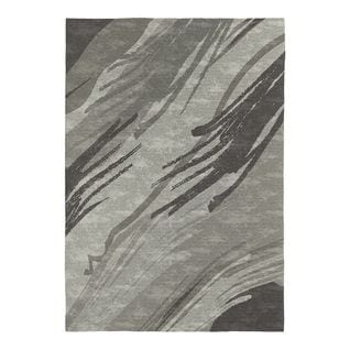 Tapis Abstrait Gris Moderne Plat Dowa Gris 160x230