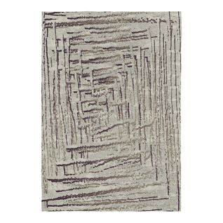 Tapis Beige Moderne Plat Rayé Kaos Beige 160x230