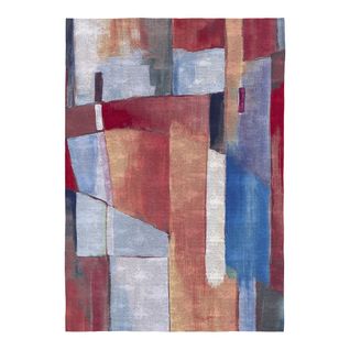 Tapis Multicolore Abstrait Plat Design Pampam Multicolore 80x150