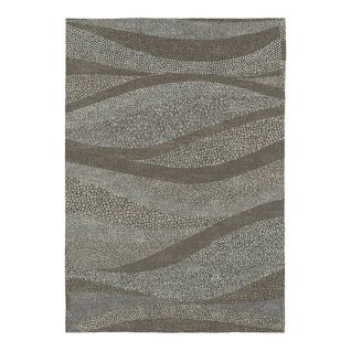 Tapis Gris Courbe Plat Design Ograbe Gris 160x230