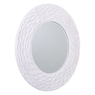 Miroir En Relief Blanc 80x2h