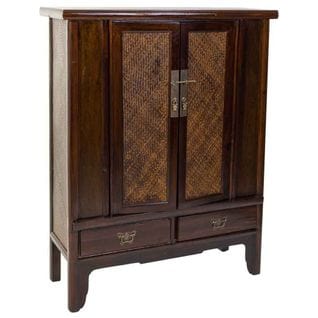 Armoire En Bois Marron 100x40x130h