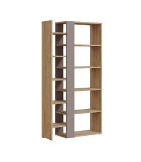 Étagère 9 Tablettes - Effet Bois - L80 X H152 Cm