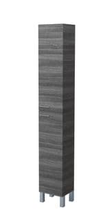 Colonne à Poser Aktiva - 30cm - Bois Gris - Mélaminé - Livré En Kit