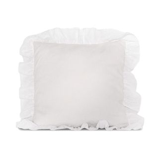 Housse De Coussin En Coton Blanc 40x40cm