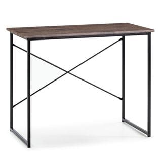 Bureau Cáceres Noir,table Pour PC, Style Industriel, 90 Cm Longueur