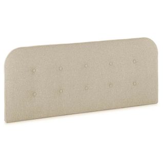 Tête De Lit Tapissée Saona 150x60 Cm Couleur Beige, Rembourré Avec De La Mousse