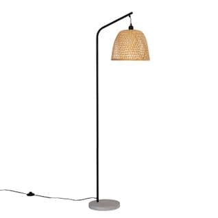 Lampadaire Umiko En Bambou, Hauteur 156 Cm