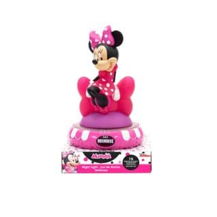 Veilleuse 3d - Disney Minnie - Rose - 23 Cm