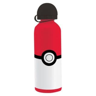 Gourde Pokemon Rouge Et Blanche Bouchon Noir - 500 Ml