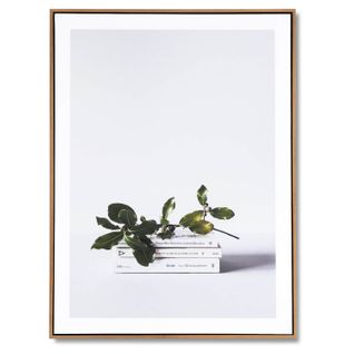 Minimal Plant1 - Peinture Décorative 80 X 60 Cadre En Bois