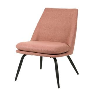 Vyas - Petit Fauteuil Corail Tissu Chiné