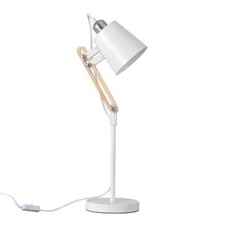 Varun - Lampe De Table En Métal Blanc