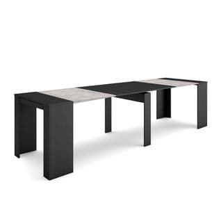 Table Console Extensible, 300, Pour 14 Personnes, Ciment