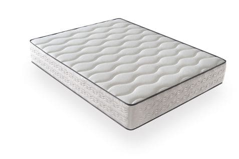 Matelas Mousse 140x200 cm ZAFIRE - Ferme - Réversible - Côté Été/hiver - H25 Cm