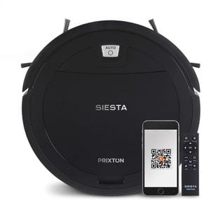 Aspirateur Robot Siesta - WiFi et App mobile - Aspiration jusqu'à 1000 PA - Programmable - Noir