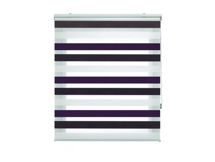 Store Enrouleur Polyester Translucide Multicolore 180x100x1 Cm Violet