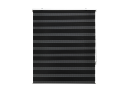 Store Enrouleur Polyester Translucide Multicolore 180x160x1 Cm Noir